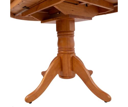 Söögilaud MIX & MATCH D90/120xH74cm, hele tamm