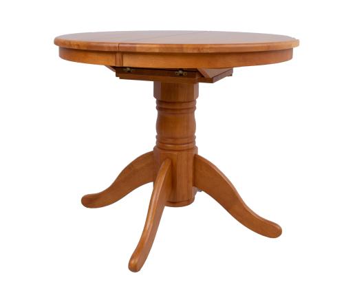 Söögilaud MIX & MATCH D90/120xH74cm, hele tamm