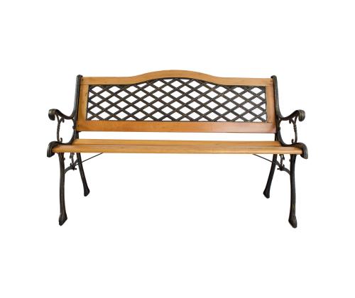 Pink CARTAGO helepruun 126x61xH84,5cm, puit, malmraam