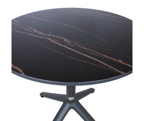 Laud BEIDA D70xH72cm, pruun, alumiiniumraam