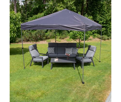 Aiamööblikomplekt CASPER laud, diivan ja 2 tooli