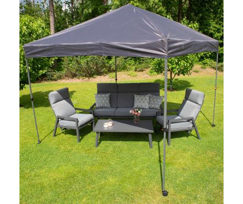 Aiamööblikomplekt CASPER laud, diivan ja 2 tooli