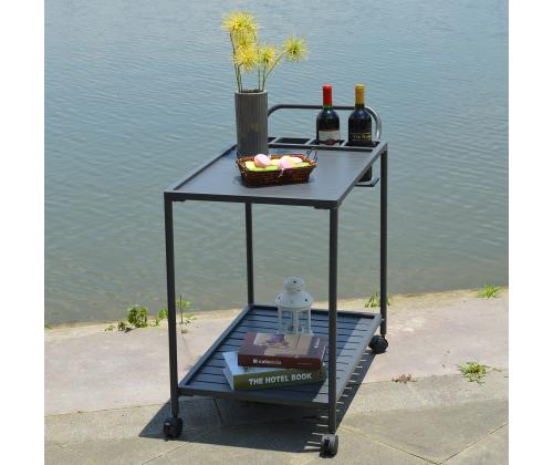 Serveerimislaud MAGIC 88x44xH80cm, tumehall