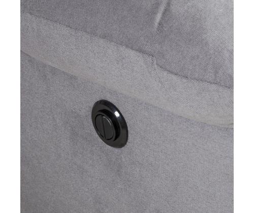 Tugitool CYRUS recliner, hall, 99x95xH102cm, polüesterkangas, puit, vineer, metall