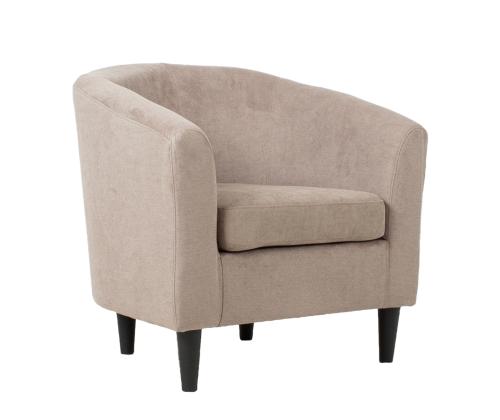 Tugitool WESTER 76x68,5xH74cm, taupe