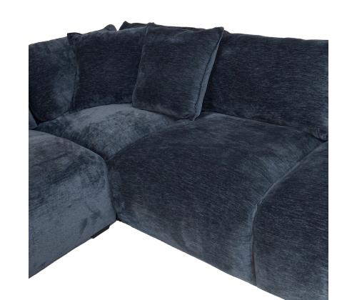 Nurgadiivan ja tumba DIVI 276x276x102xH84cm, tumesinine