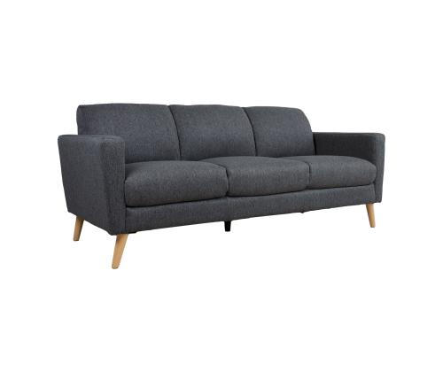 Diivan KAILI 3-kohaline 200x83xH84cm, tumehall