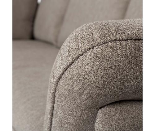 Nurgadiivanvoodi LINDY VN 242x197/93xH94cm, helepruun