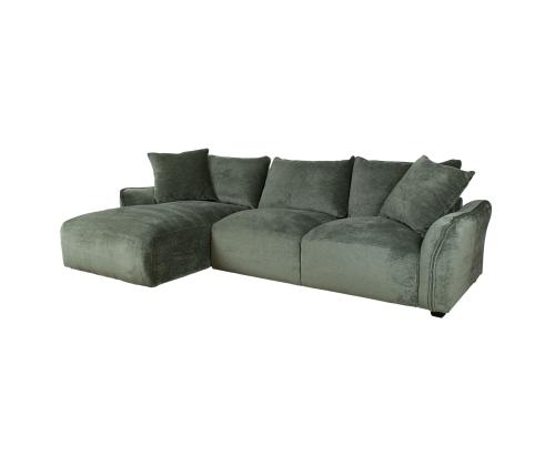 Nurgadiivan DIVI VN 284x162/102xH83cm, mündiroheline