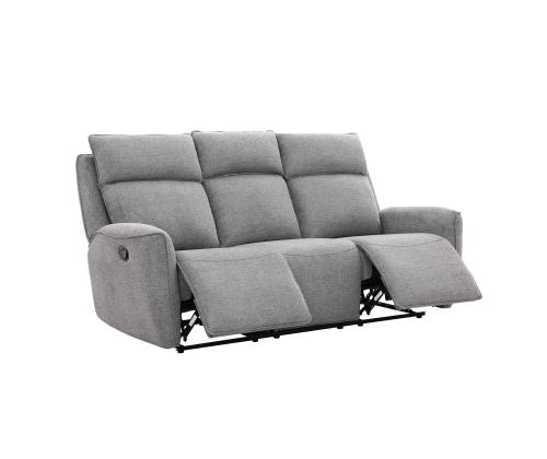 Diivan MAREN 3-kohaline manuaalne recliner 206x90xH104cm, hall