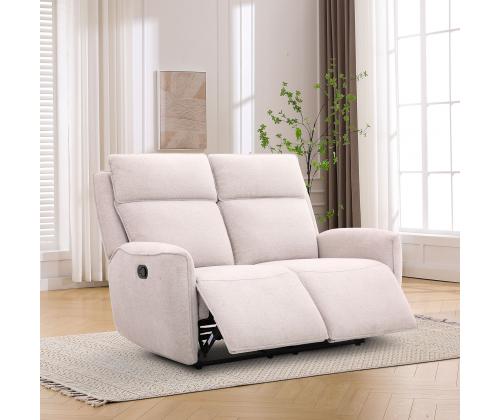 Diivan MAREN 2-kohaline manuaalne recliner 150x90xH104cm, beež
