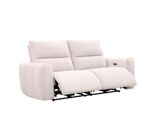 Diivan MATIAS 3-kohaline elektriline recliner 202x90xH100cm, helebeež