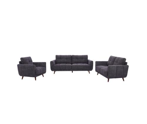 Diivan STEVE 2-kohaline 154x88xH90cm, tumehall