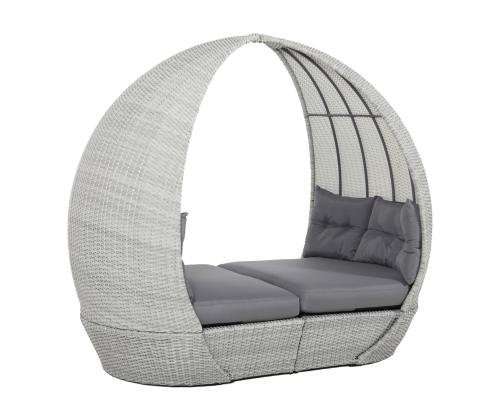 Lebola ASCOT 215x110xH187cm, hall, alumiinium, plastikpunutis