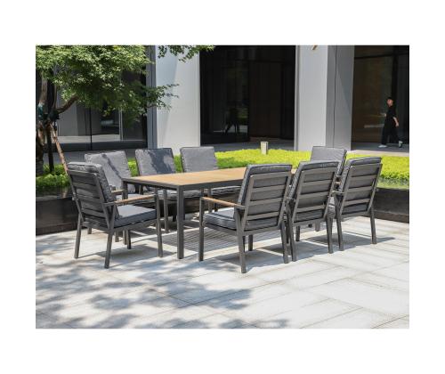 Aiamööblikomplekt PARKER laud ja 8 tooli