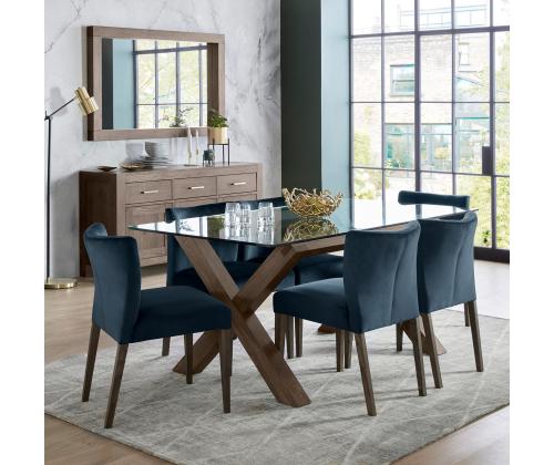 Söögilaud TURIN 180x90xH75cm, suitsutamm