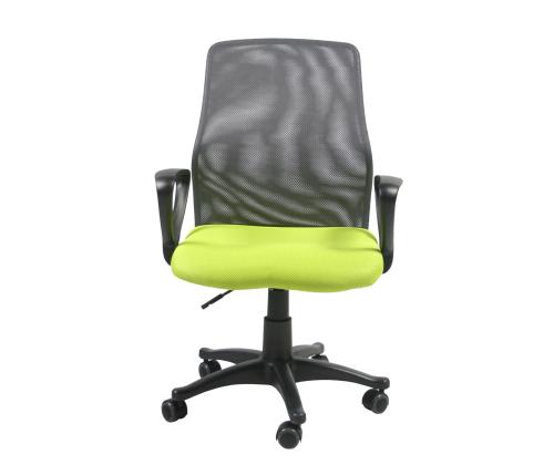 Töötool TREVISO, 59x58xH90-102cm, roheline/hall, polüesterkangas, plastik