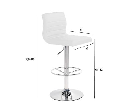 Baaripukk AURA valge