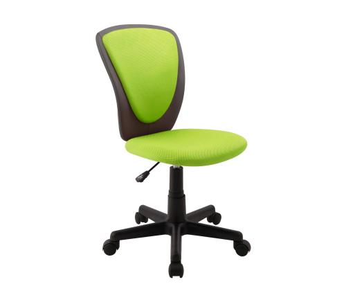 Lastetool BIANCA, 42x51xH82-94cm, roheline/tumehall, polüesterkangas, kunstnahk, plastik