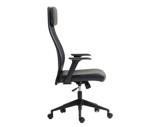 Töötool ELMER 67x62xH113-124cm, must