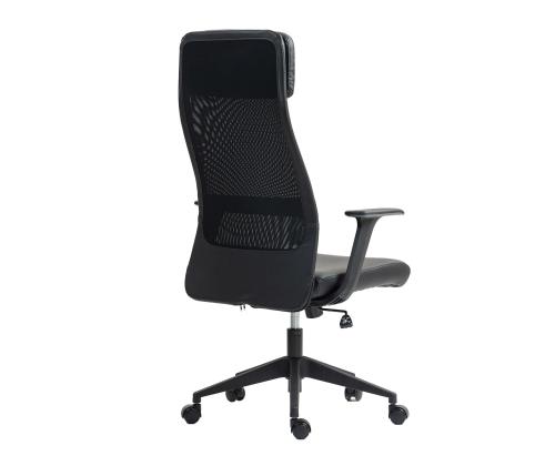 Töötool ELMER 67x62xH113-124cm, must