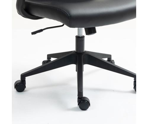 Töötool ELMER 67x62xH113-124cm, must