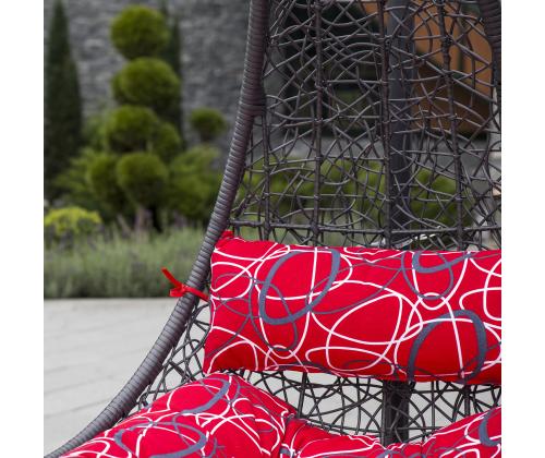 Ripptool COCO tumehall 120x105xH195cm, terasraam, plastikpunutis