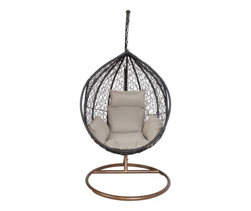 Ripptool DROPLET must 120x120xH200cm, alumiiniumraam, plastikpunutis