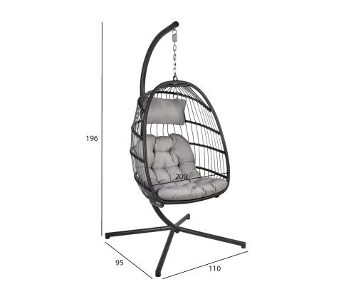 Ripptool YOYO 100x95/110xH196cm, hall