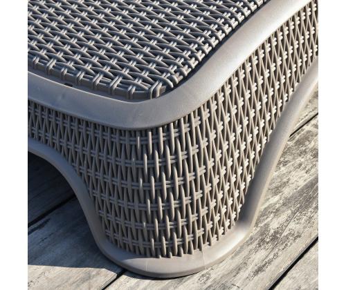 Lamamistool NEWPORT hallikasbeež plastik