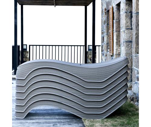 Lamamistool NEWPORT hallikasbeež plastik