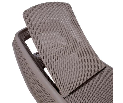 Lamamistool NEWPORT hallikasbeež plastik