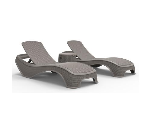 Lamamistool NEWPORT hallikasbeež plastik