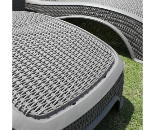 Lamamistool NEWPORT hallikasbeež plastik