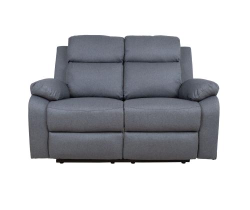 Diivan REX 2-kohaline manuaalne recliner 133x81xH103cm, tumehall