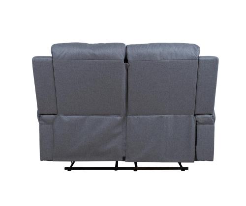 Diivan REX 2-kohaline manuaalne recliner 133x81xH103cm, tumehall
