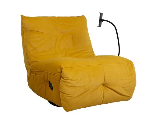 Puhketool WIN-WIN manuaalne recliner 80x95xH90cm, kollane