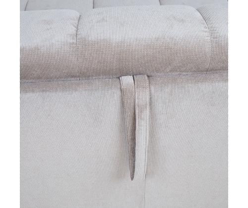 Diivanvoodi STELLA vedrumadratsiga 206x94xH70cm, beež