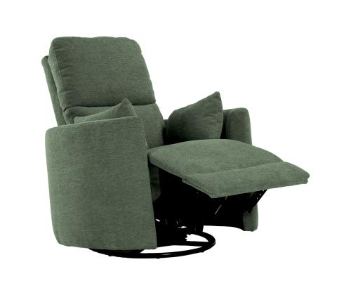 Tugitool STINA kiikuv ja pöörlev manuaalne recliner 83x88xH100cm, roheline