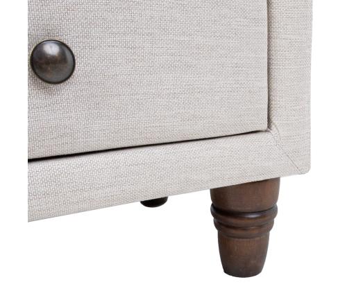 Öökapp EMILIA 50,5x41xH51,5cm, helebee˛