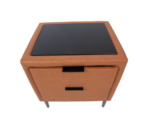 Öökapp LENA 50,5x41xH54cm, konjakipruun