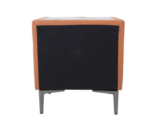 Öökapp LENA 50,5x41xH54cm, konjakipruun