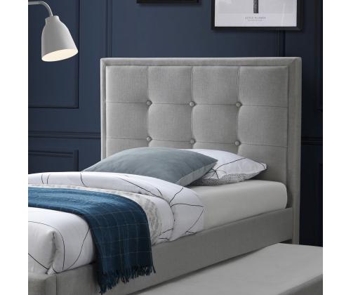 Voodi OSWALDO 90x200cm, ilma madratsita, plaatinahall