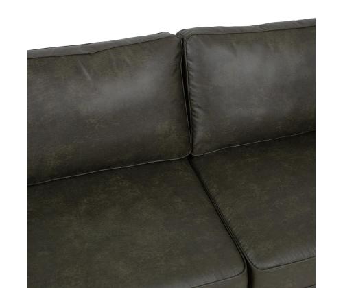 Diivan SOFIA 3-kohaline 195x83xH82cm, tume oliiv