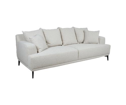 Diivan MAGNOLIA 3-kohaline 220x96xH76cm, helebeež