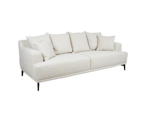 Diivan MAGNOLIA 3-kohaline 220x96xH76cm, helebeež