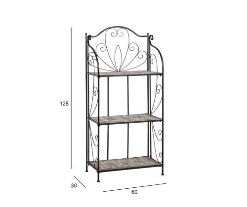 Riiul MOSAIC 60x30xH128cm