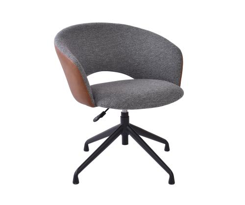 Töötool KARINA ilma ratasteta, hall/helepruun