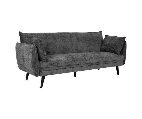 Diivanvoodi NOELLA 3-kohaline 212x82xH88cm, tumehall