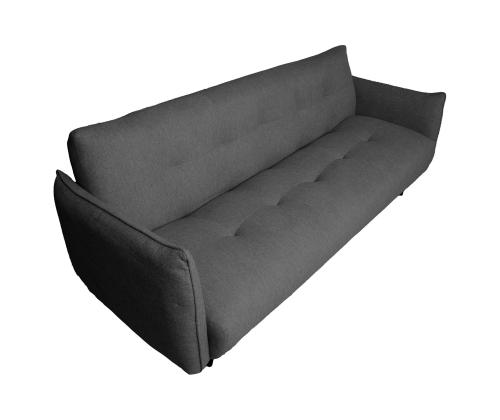 Diivanvoodi LANDER 3-kohaline 202x82xH82cm, tumehall